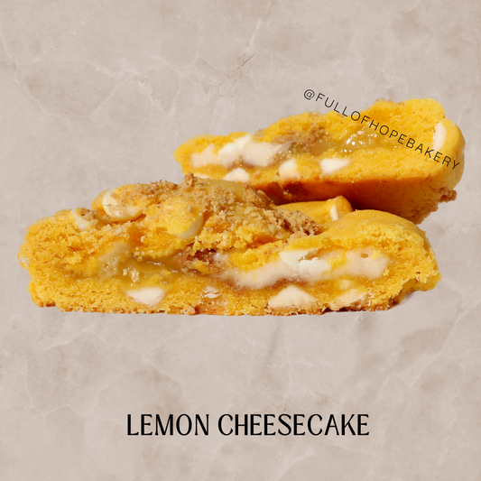 Lemon cheesecake stuffed